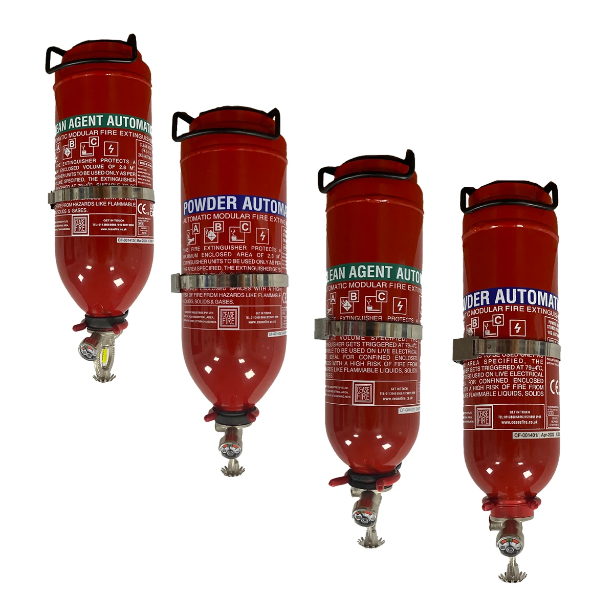 Automatic Fire Extinguishers-cards